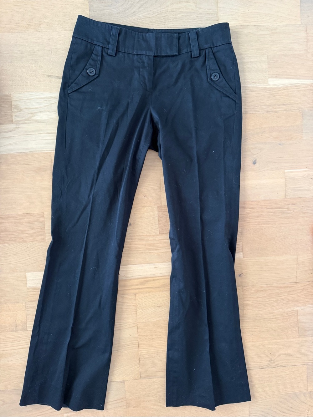 Women's Black Tailored Dress Pants - Classic Straight Fit Stockh